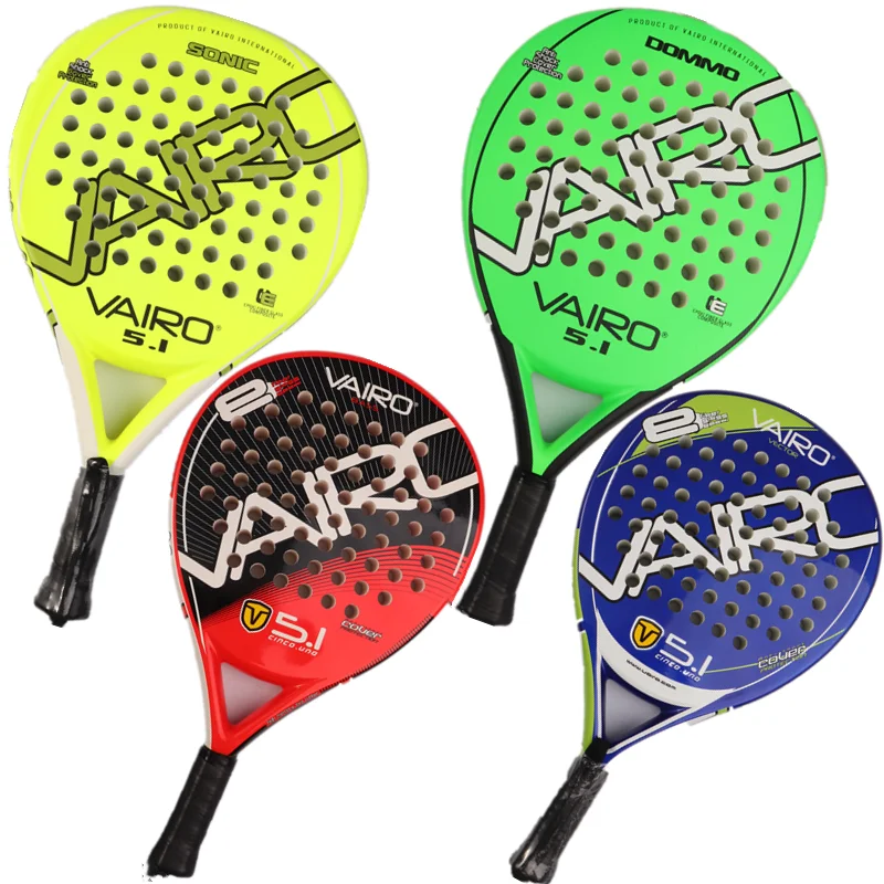

New Vairo racket pala padel carbon fiber tennis racket high-quality board racket outdoor sports men and women with bags