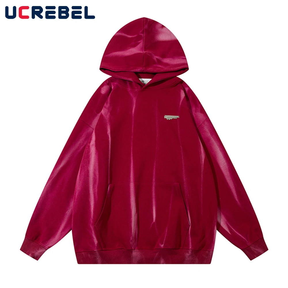 

Свитшот мужской однотонный с длинными рукавами и металлической пряжкой