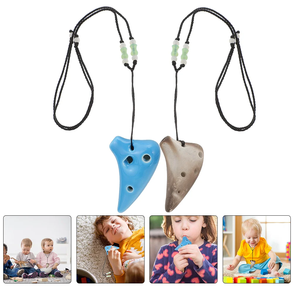 

Ocarina Hole Instrument Children Practice Beginner Holes Beginners Wind Ceramic