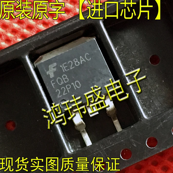 

30 шт. Оригинальный Новый транзистор полевого эффекта FQB22P10 22P10 TO-263
