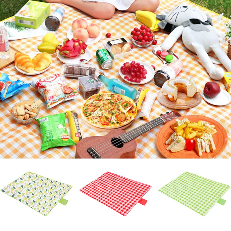 

Outdoor Picnic Mat Thicken Waterproof Moistureproof Camping Beach Blanket Portable Folding Travel Hiking Lawn Tent Sleeping Pad