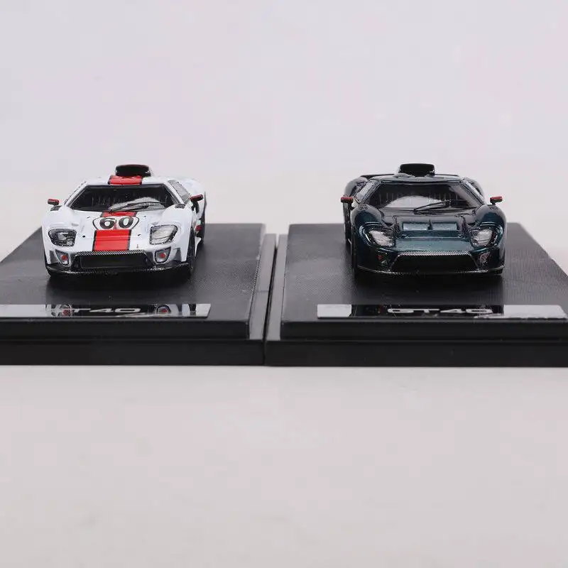 Фото Модель автомобиля Ford GT40 из литого под давлением сплава, масштаб 1:64, подарок для друзей на особых случаях, предмет коллекционирования для взрослых, украшение для дома. №3