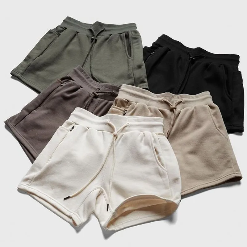 

Summer cotton shorts Men's jogging sports fifth pants Outdoor running training fitness pants High quality fitness shorts