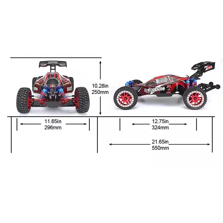 REMO HOBBY 8055 Новый ELECTRIC 4WD 2 4 ГГц RC ВНЕДОРОЖНЫЙ Бесщеточный Truggy 7 В 4200 мАч