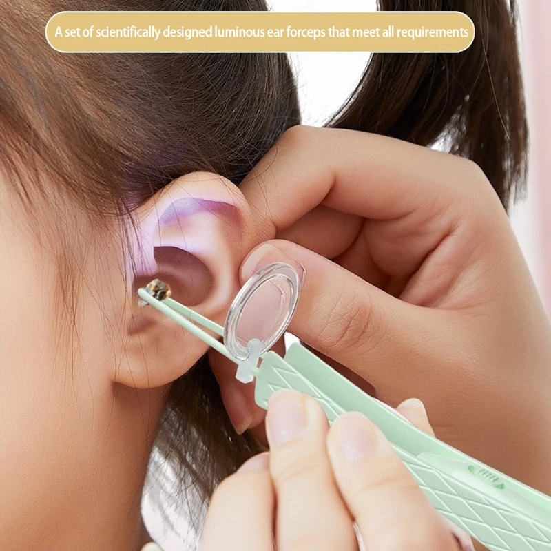 Инструмент для чистки ушей устройство извлечения раннего уха USB перезаряжаемое