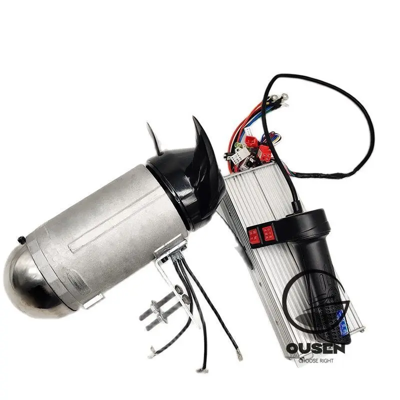 Brushless Hélice Subaquática Mais Controlador Motor Elétrico Barco de Peixes Brushless 1000w 12v 24v