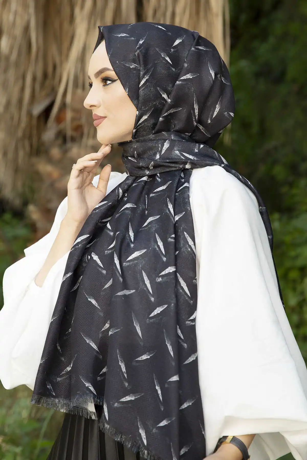 Женский хлопковый штатив современный мусульманский женский исламский хиджаб