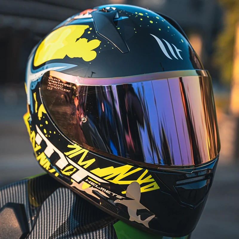 

Helmet Visor Face Shield Street Motorcycle Helmet Accessories for MT-V-14 Serial GTWS