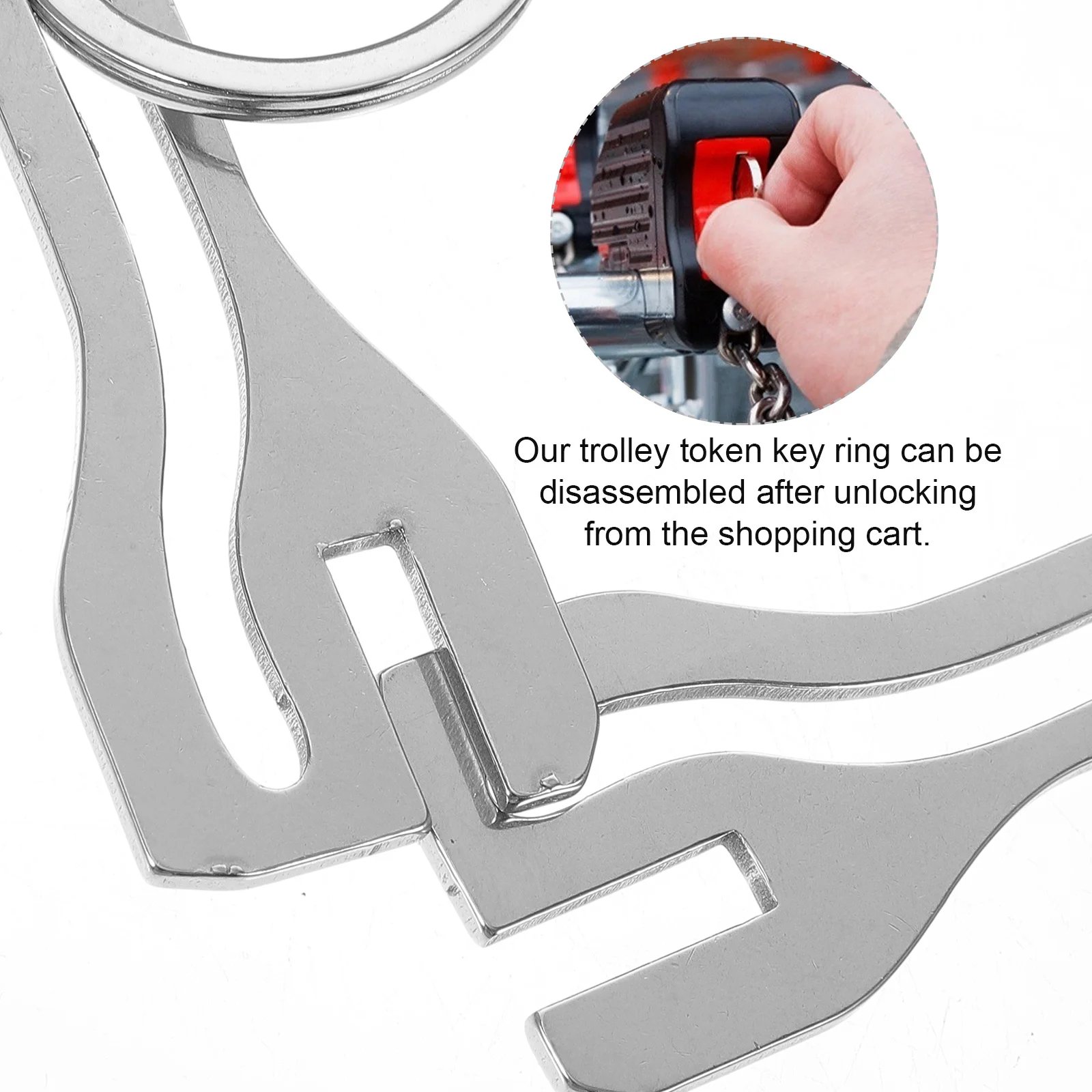 4 шт. тележка для покупок складной фургон брелок ключей подвесные брелки