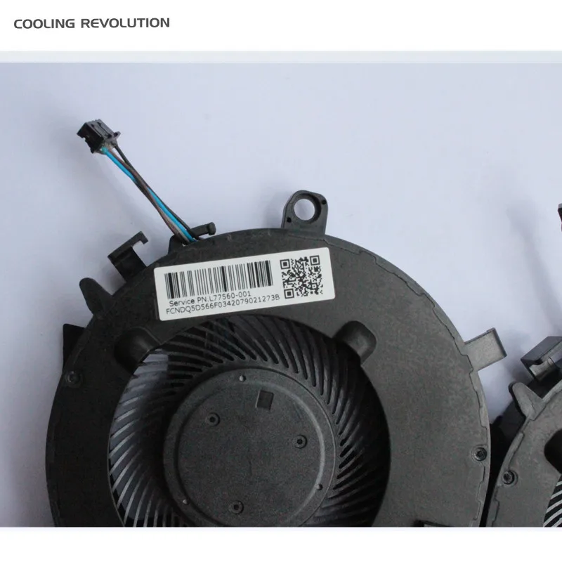 Новый оригинальный охлаждающий вентилятор для ноутбука HP Pavilion Gaming 15-EC 16-a 15-EC0016ax