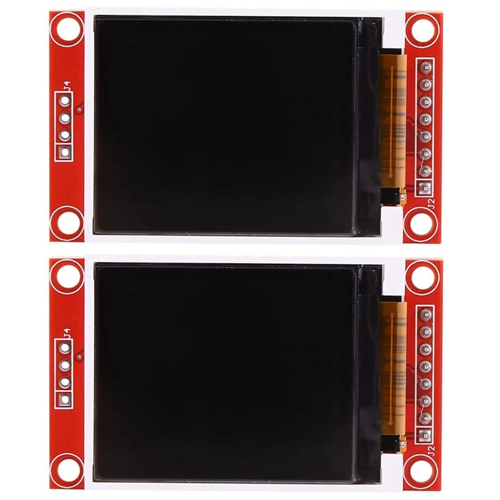 

2X 1.8 Inch SPI TFT ST7735 LCD Serial Port Display Module 128X160 Pixels PCB 50MA for Arduino Including E-Book