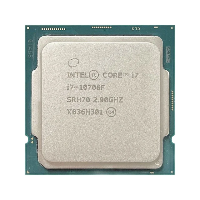 Intel New Core i7-10700F i7 10700F 2.9 GHz 8-Core 16-Thread CPU Processor 65W LGA1200 but no fan 2