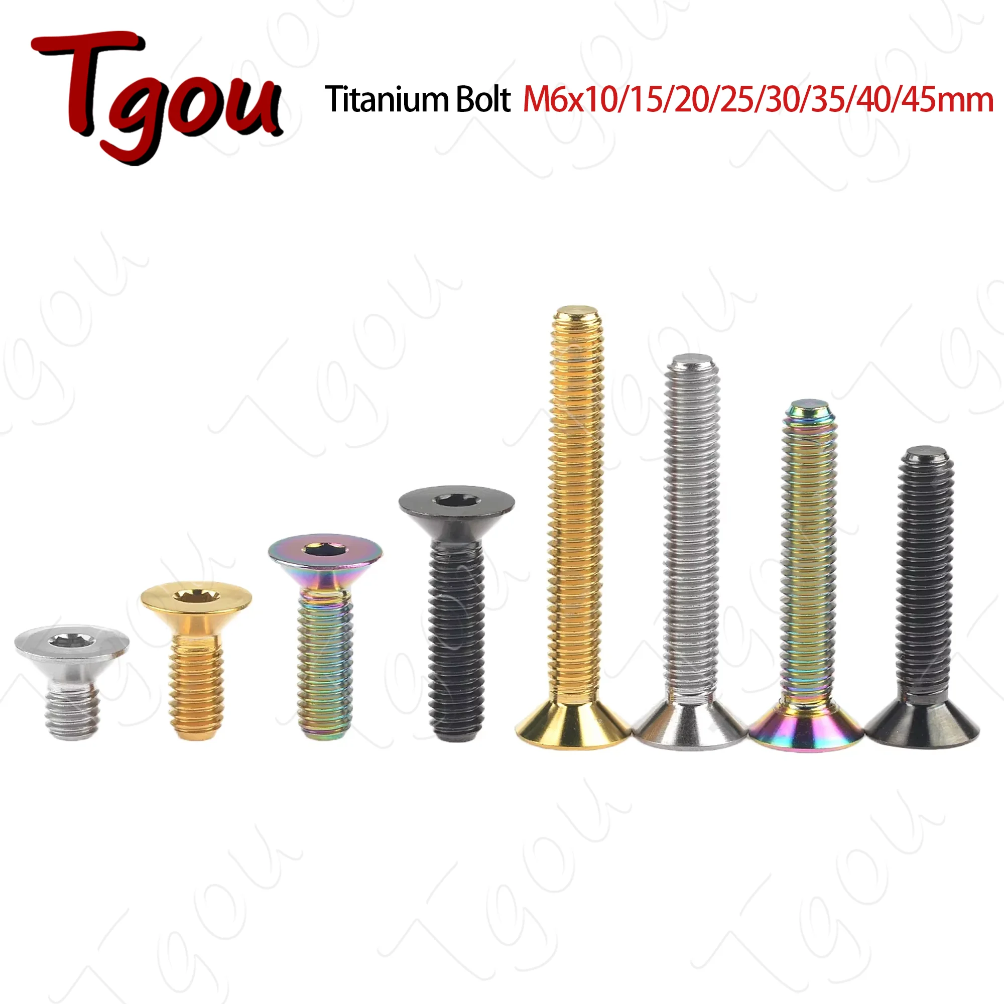 

Титановый болт M6x10/15/20/25/30/35/40/45 мм