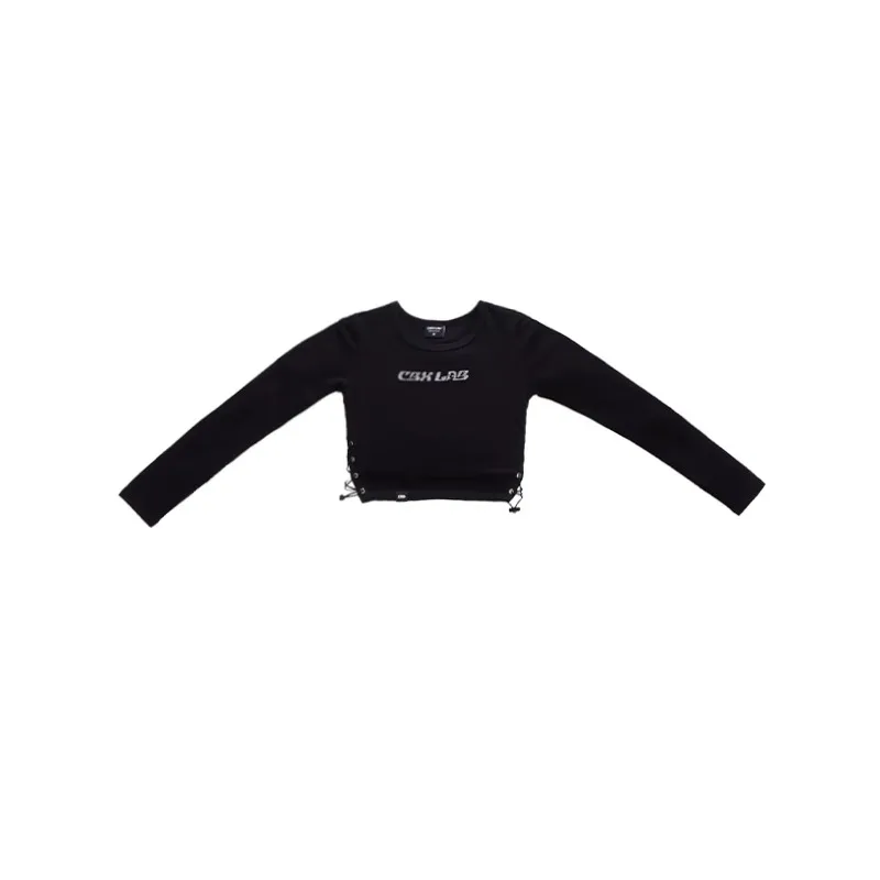 CBXLAB Женский разноцветный американский весенне-осенний приталенный топ на