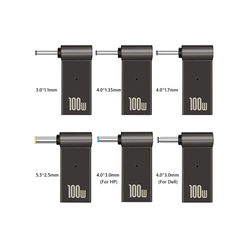 

PD 100 Вт, зарядное устройство для ноутбука, адаптер, разъем USB Type-C, гнездо в DC, штекер, конвертер для Acer Samsung Lenovo