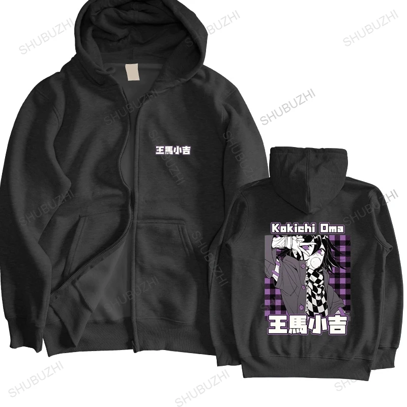 

New Anime Danganronpa V3 Killing Harmony Oma Kokichi Printed hooded hoodie shubuzhi Comfortable hoodie Casual cotton zipper