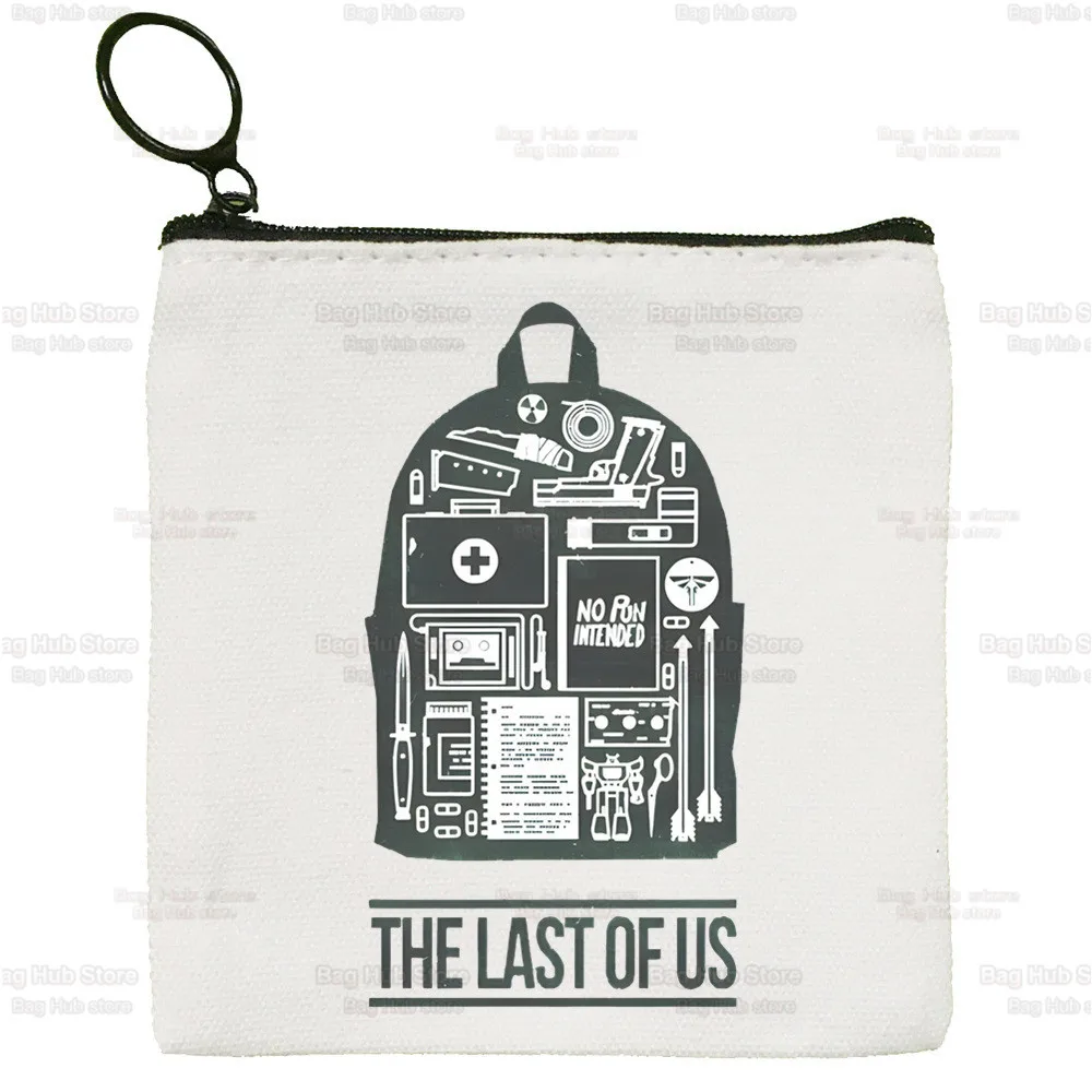 The Last of Us Canvas Coin Purse Joel Ellie Storage Pouch Firefly Canvas Bag Fireflies Coin Bag Infected Stage Key Coin Purse