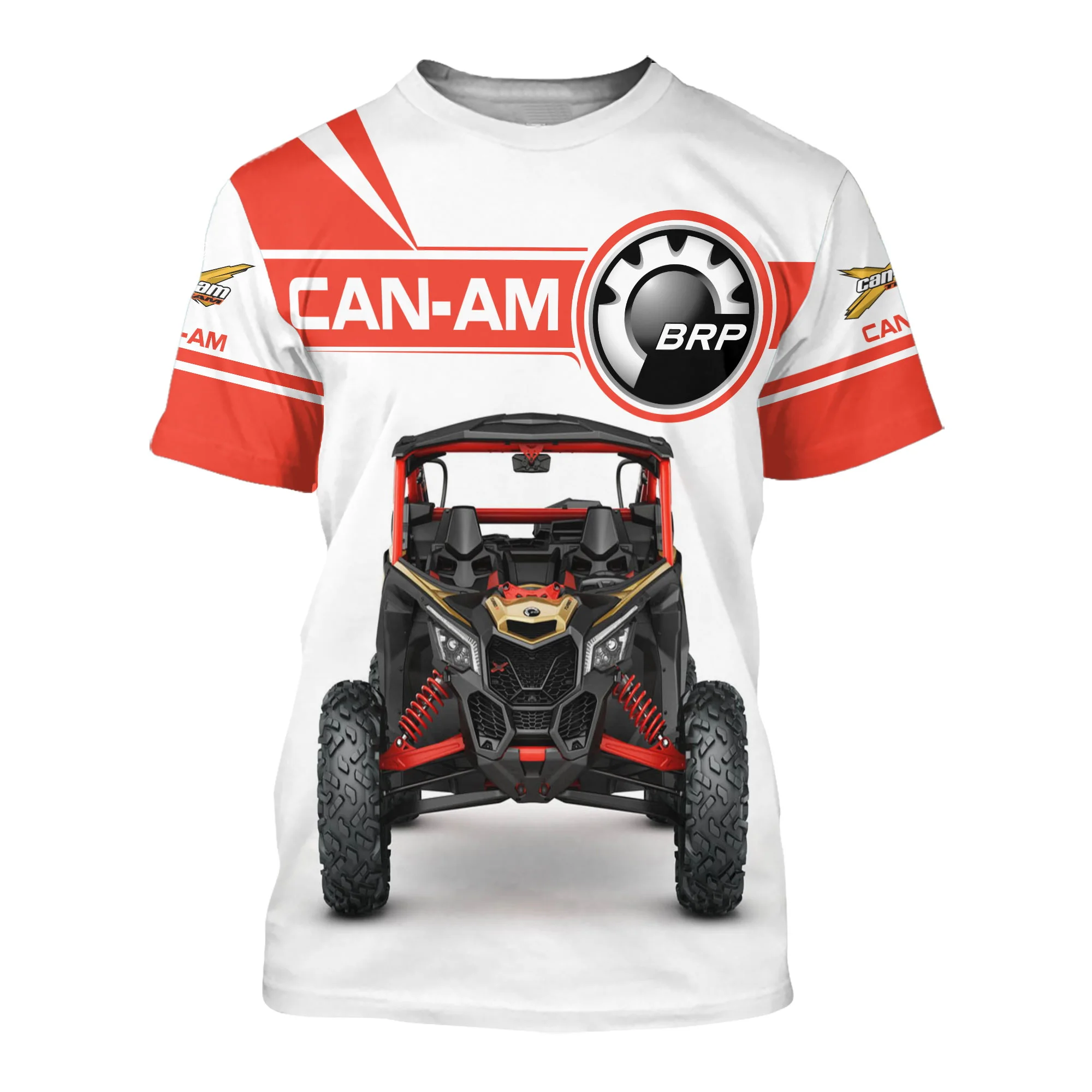 

Brp Can-am 3DPrinted 2021NewFashion Off-road Personality Unisex T-Shirt Shorts Sleeve Funny Harajuku Streetwear