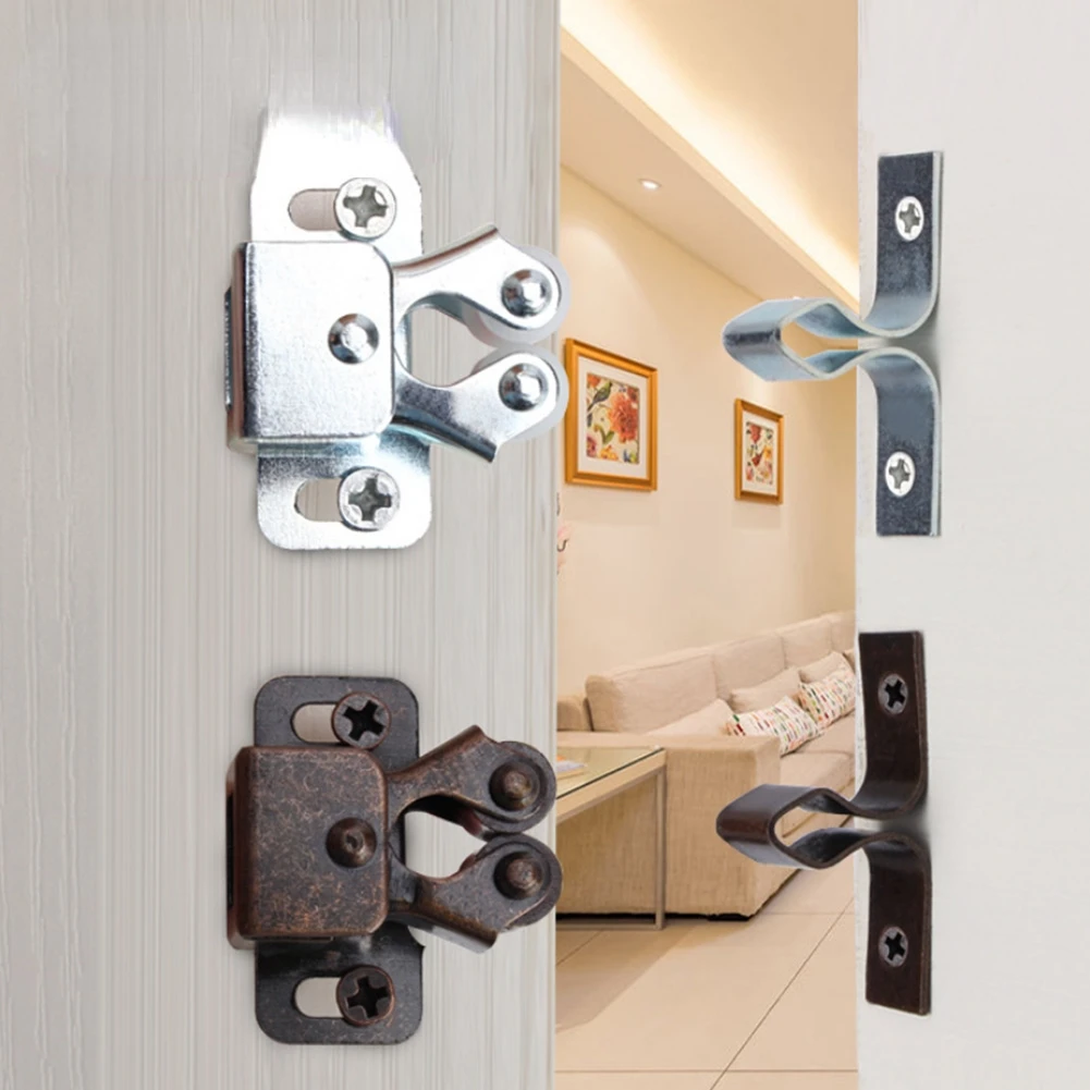 

Ball Roller Catches Cupboard Cabinet Door Latch Locks Hardware Copper Door Clip Buckle Handle Home Door Hardware Tool