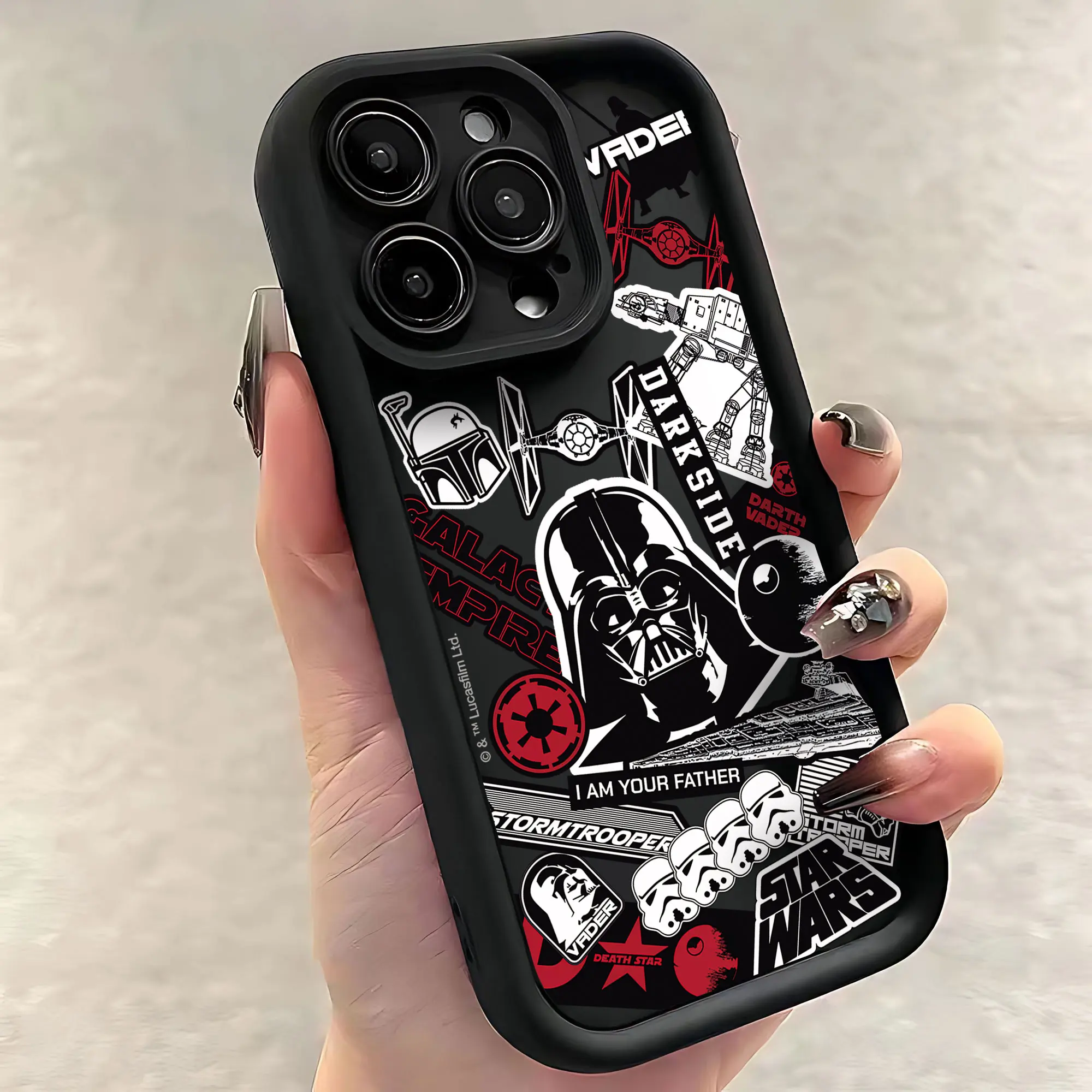 Чехол для телефона Hot Cartoon S-Star W-Wars Vivo V40 V30 V30e V29e V29 V27 V27e V25 V20 V21 X100 X90 X80 X70 S1 Pro 4G 5G Cover