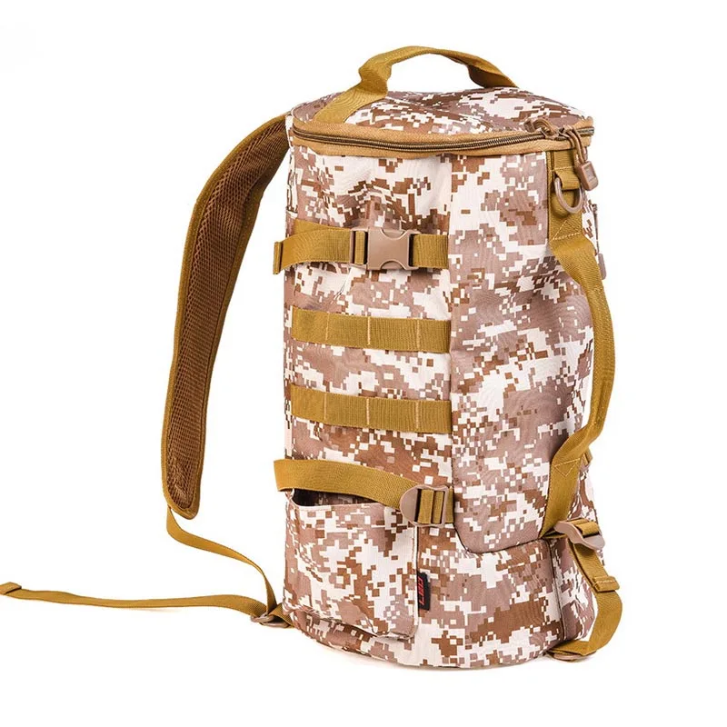 Мужские сумки для рыбалки мужской цилиндрический вместительный рюкзак на плечо