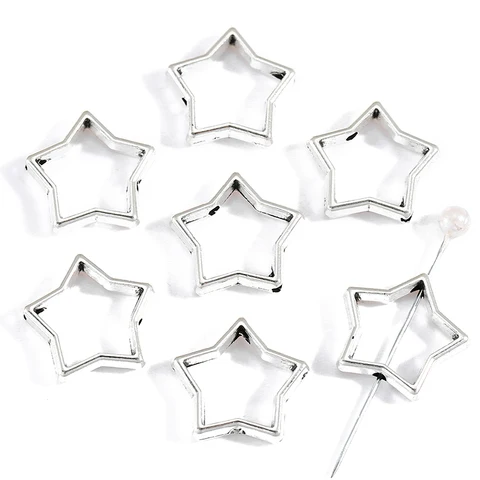 Комплект колец из металла YuenZ для создания браслетов 20 шт.