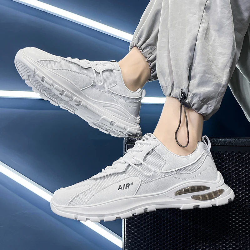 

Men Casual Shoes Lace-Up Casual Sneakers Mesh Fashion Running Shoes For Men Lightweight Tenis Shoes Masculino Zapatillas Hombre