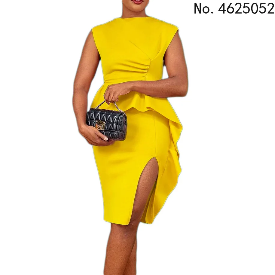 

S-3XL Plus Size Dress for Women Summer African Women Short Sleeve Red Pink Dress African Dresses for Women