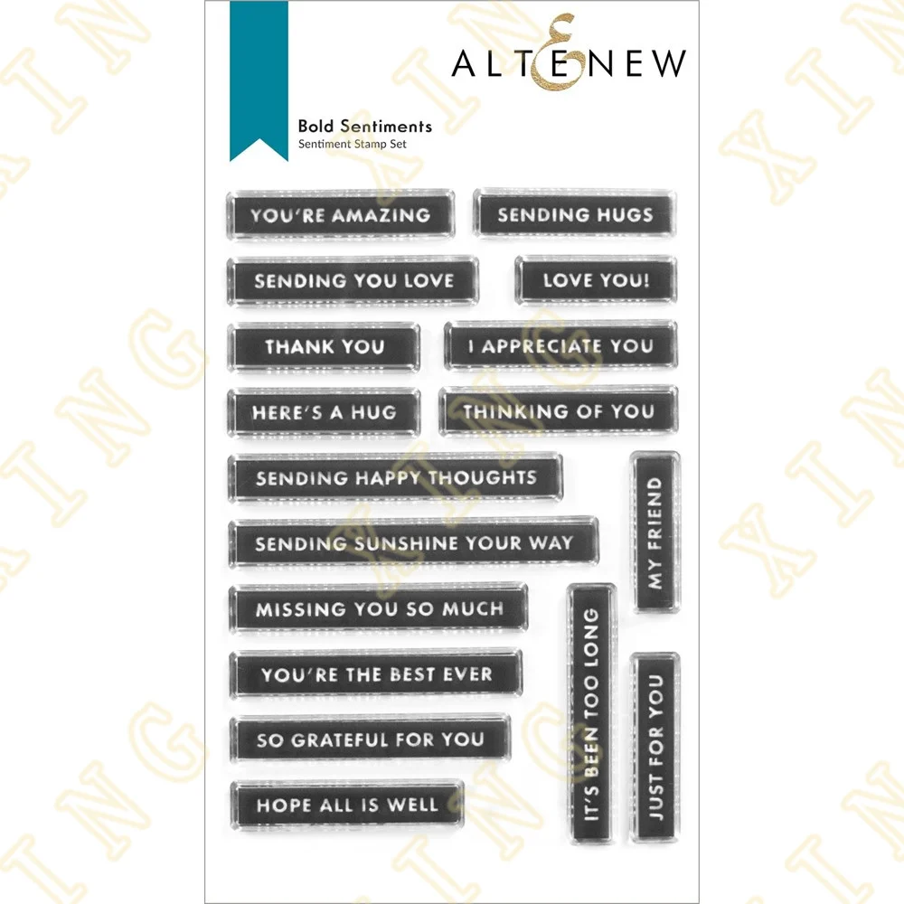 

2022 hod sale Bold Sentiments Silicone Stamps Diy Scrapbook Diary Decoration Embossed Paper CardBol Album Craft Template