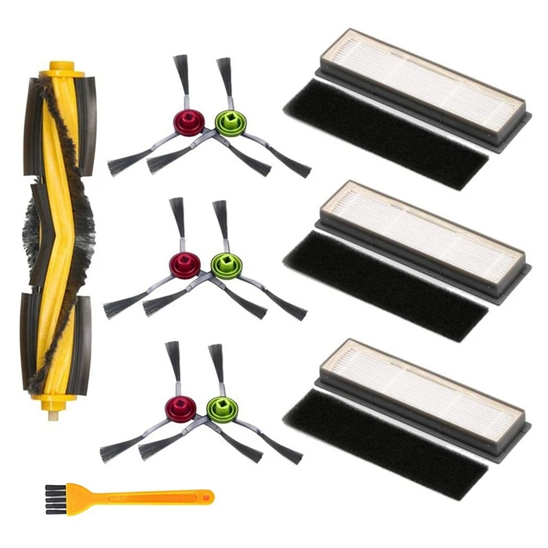 

Roller Side Brush Sponge Filter Kit For Deebot OZMO 950 920 Vacuum Cleaner Parts Replaceable Accessories