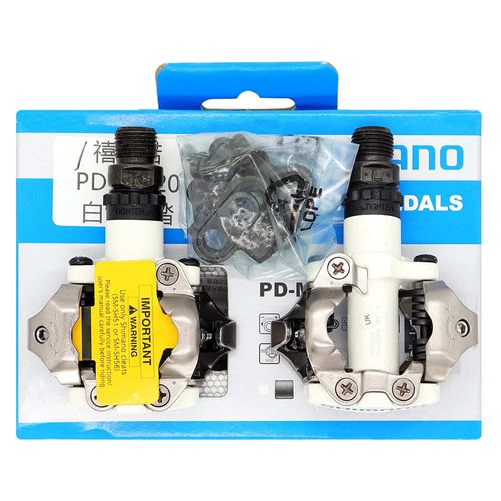 Велосипедная педаль SHIMANO DEORE PD M520 самоблокирующаяся двухсторонняя для горных