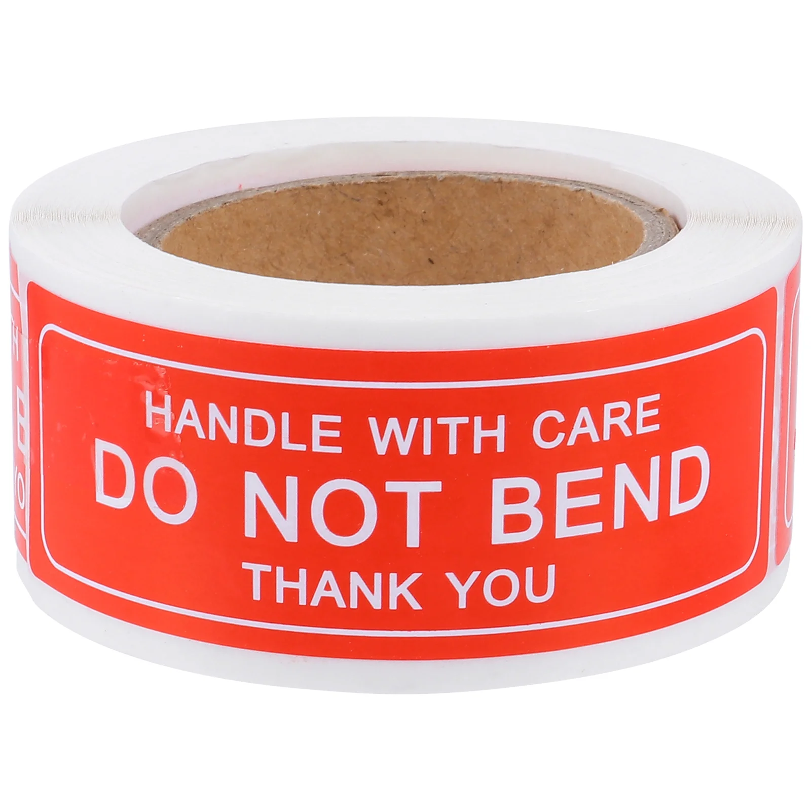 

150 Pcs/Roll Label Red Stickers Adhesive Warning Sign Handle Care Thank You Shipping Labels Warming Fragile Copper Plate
