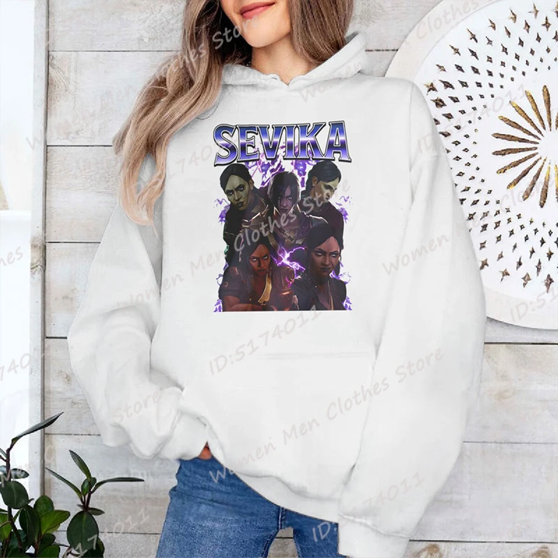 Осенние и зимние женские/мужские модные топы Arcane League Of Legends толстовки с принтом