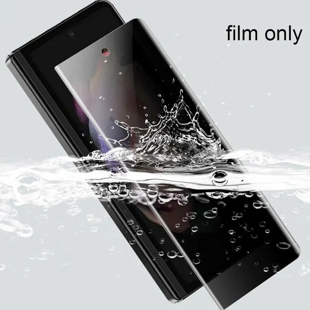 

For Samsung Galaxy Z Fold 3 Mobile Phone Folding Screen Foldable Full Cover Hydrogel Privacy Screen Protector Anti-peep Film