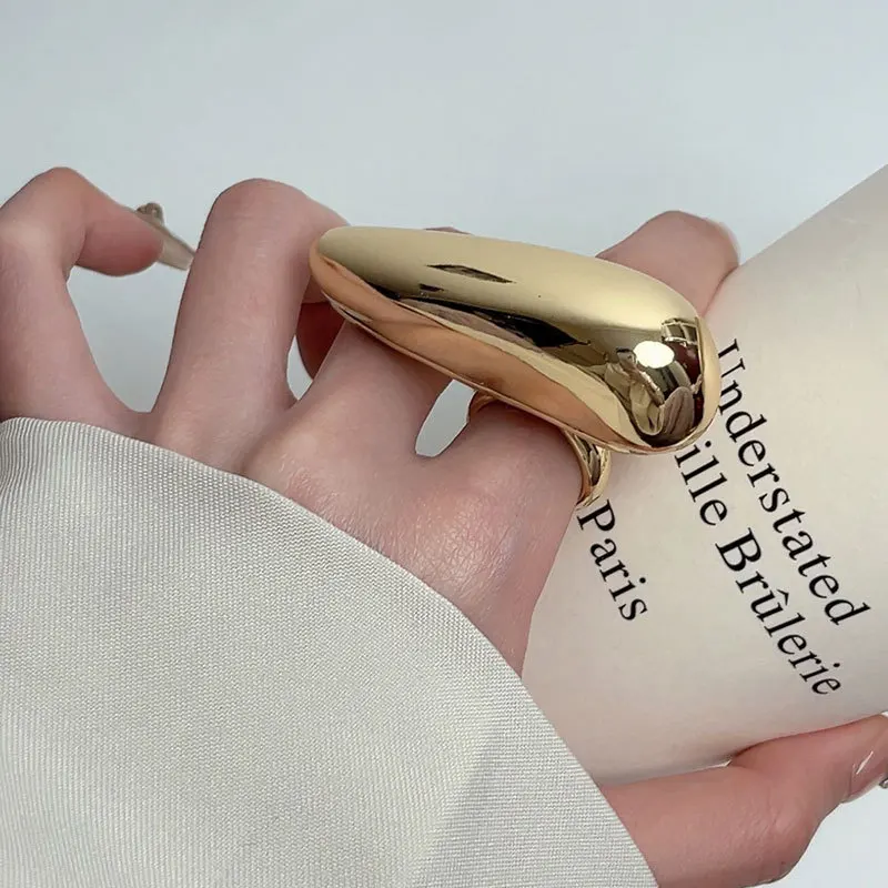 Женское массивное кольцо в виде капли воды винтажное Ювелирное Украшение