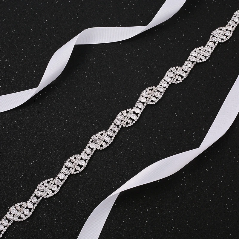 JLZXSY 2021 Новый дизайн Хрустальная цепочка свадебный пояс для невесты женщин