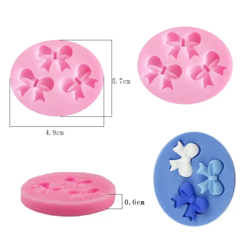 

2022New Silicone Mold Bakery Silicone Molds Pastry Tools Accessoriessilicone 3D Bow Tie Chocolate Mold Confectionery Equipment