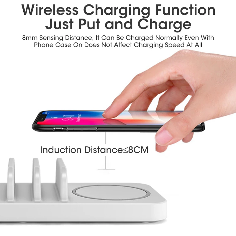 Зарядное устройство с несколькими USB-портами и светодиодной подсветкой |