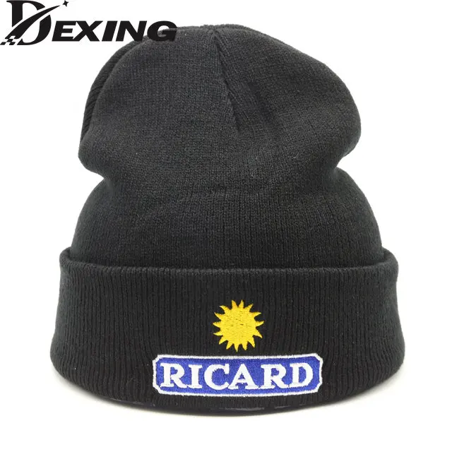 

Шерстяные акриловые вязаные шапки RICARD для женщин и мужчин, шапка, осенне-зимние эластичные шапочки, шапки, оптовая продажа