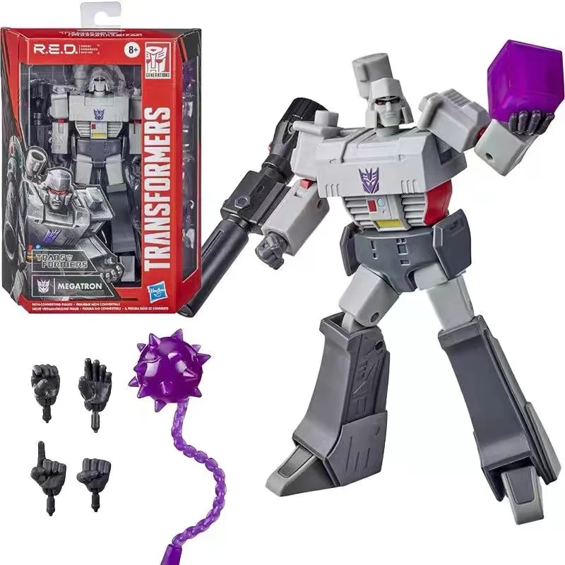 Фото В наличии: Трансформируемая фигурка RED Super Megatron, серия G1, 6 дюймов, подвижная модель, аниме-фигурка, подарок для мальчиков №5