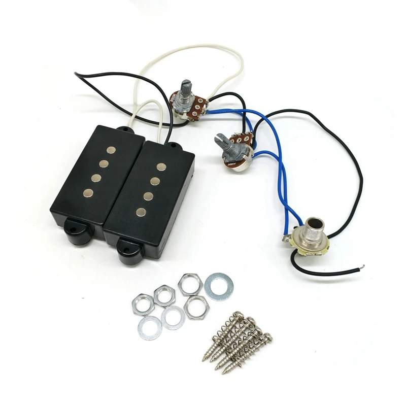 

Electric Guitar Pickup Wire Harness PB Bass 4-String Electric Guitar Neck And Bridge Pickups Set