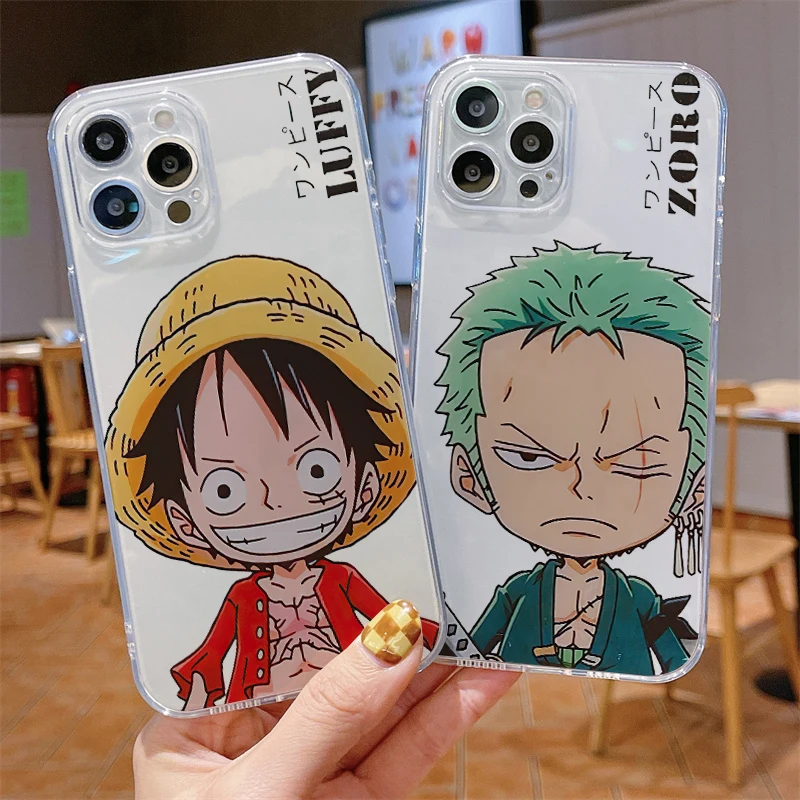 one piece phone case for iphone 11 12 pro max 13 pro 12 mini 6 7 8 6s plus x xr xs se 2020 funda hot tpu japan anime clear cover free global shipping