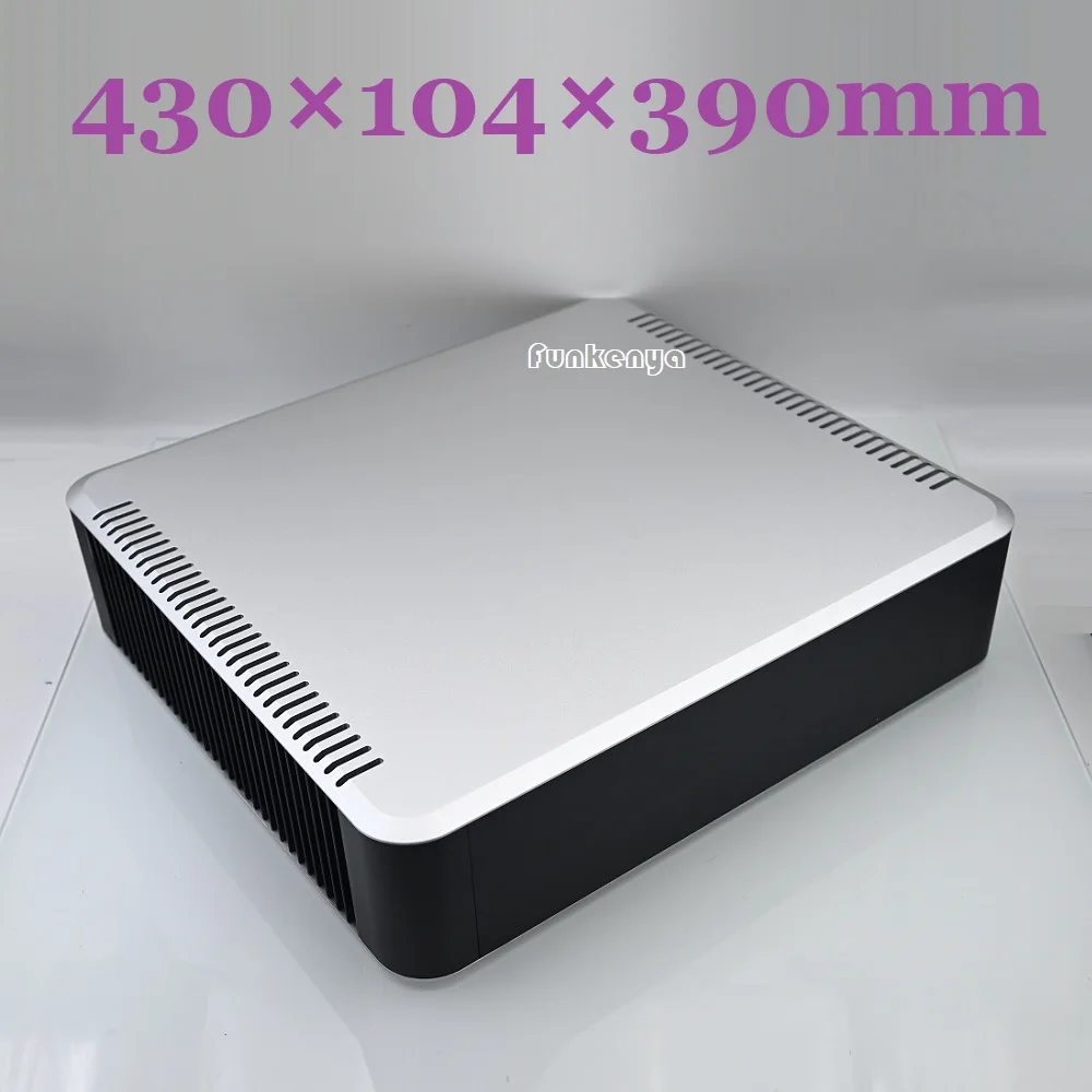 Анодированный круглый угловой корпус W430 H104 D390mm DIY