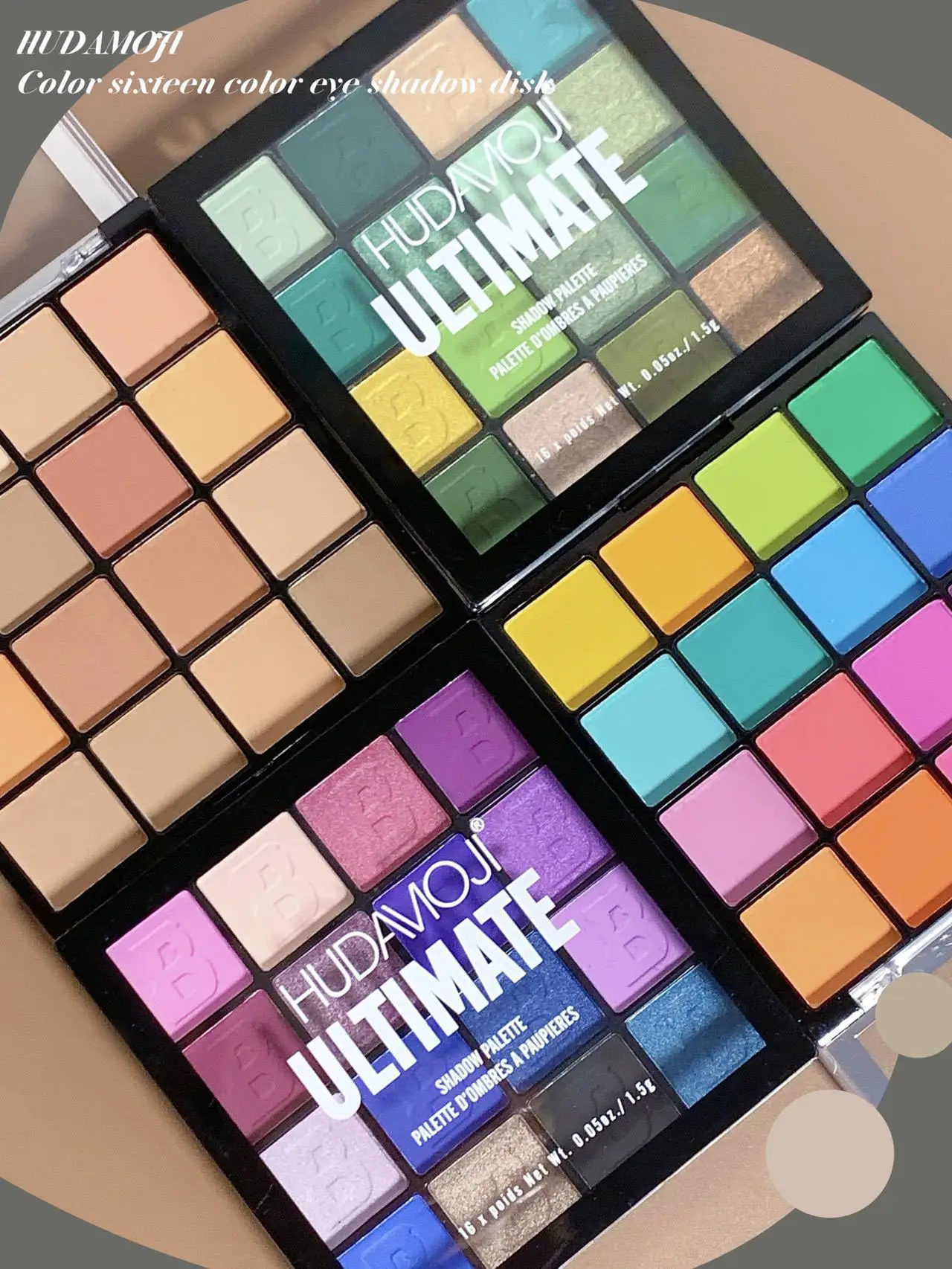 

Miss lara 16 Colors Ultimate Shadow Palette Matte Glitter Purple Eyeshadow Palette Neon Powder Pigments Cosmetics