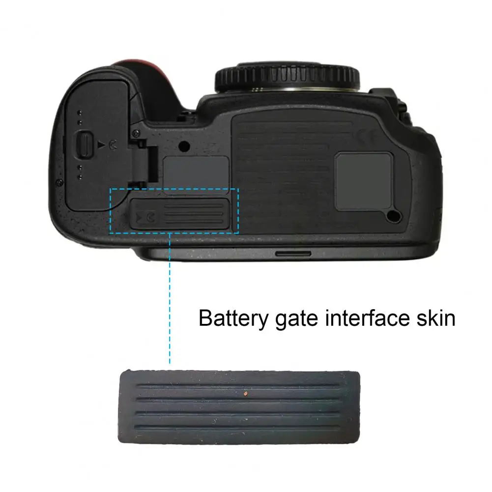 

Useful Battery Box Cover Waterproof Professional Lightweiight Digital Camera Battery Door Rubber Lip Cap Replacement