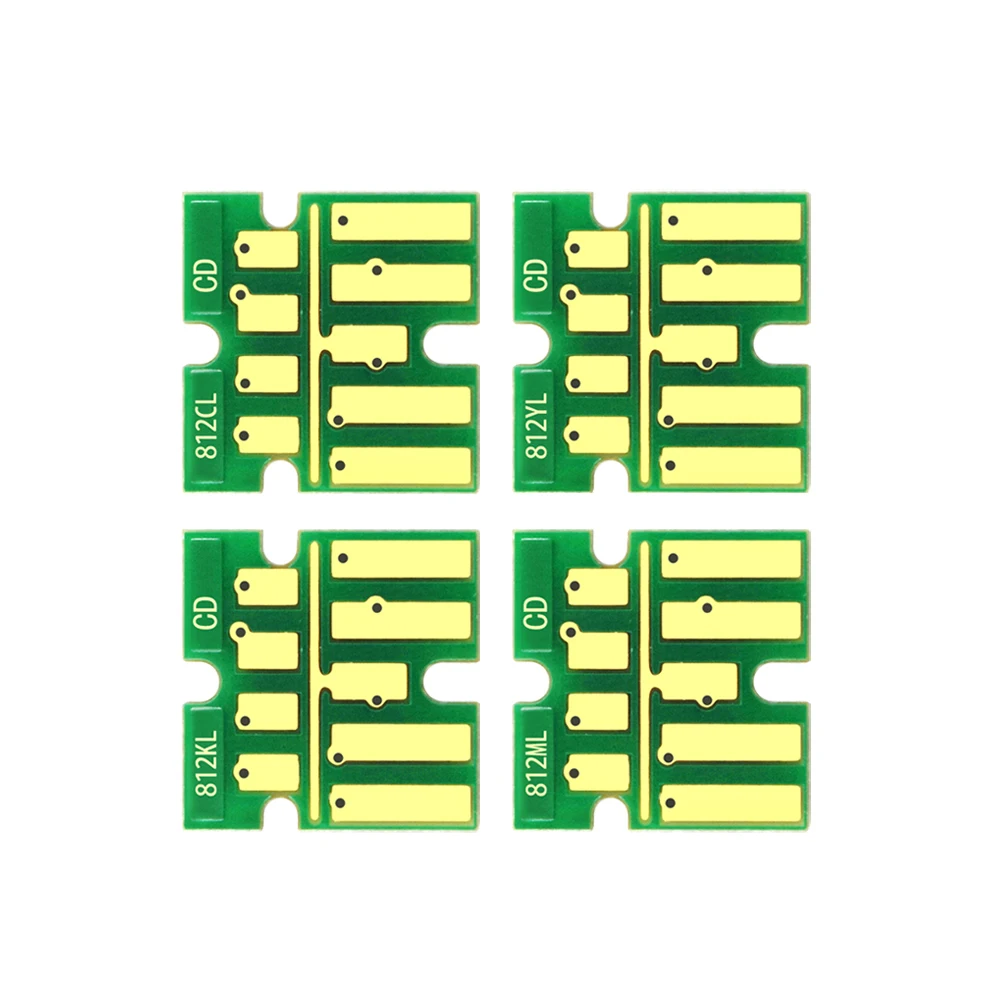 

Compatible Disposable Chips T812 812XL For Epson WorkForce Pro WF-3820 WF-3825 WF-4830 WF-4835 WF-7830 WF-7840 WF-7845 Printers