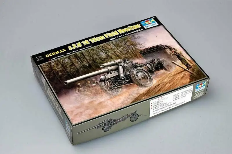 

Hobby Kit Trumpeter 1/35 02304 German 15cm sFH 18 Field Howitzer DIY toys