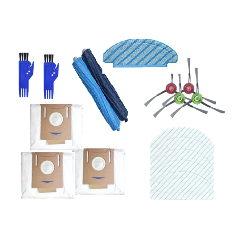

For Ecovacst9 Aivis T9 AIVI+ Hybrid Robot Vacuum Cleaner Spare Parts Main Side Brush Wheel Filter Mop Rag A