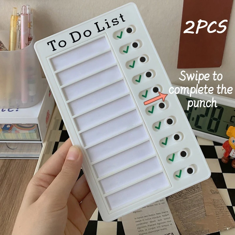 

Daily Task Planning Board Reusable Memo Checklist DIY Children's Good Habits Management Schedule Detachable Memo Checklist Board
