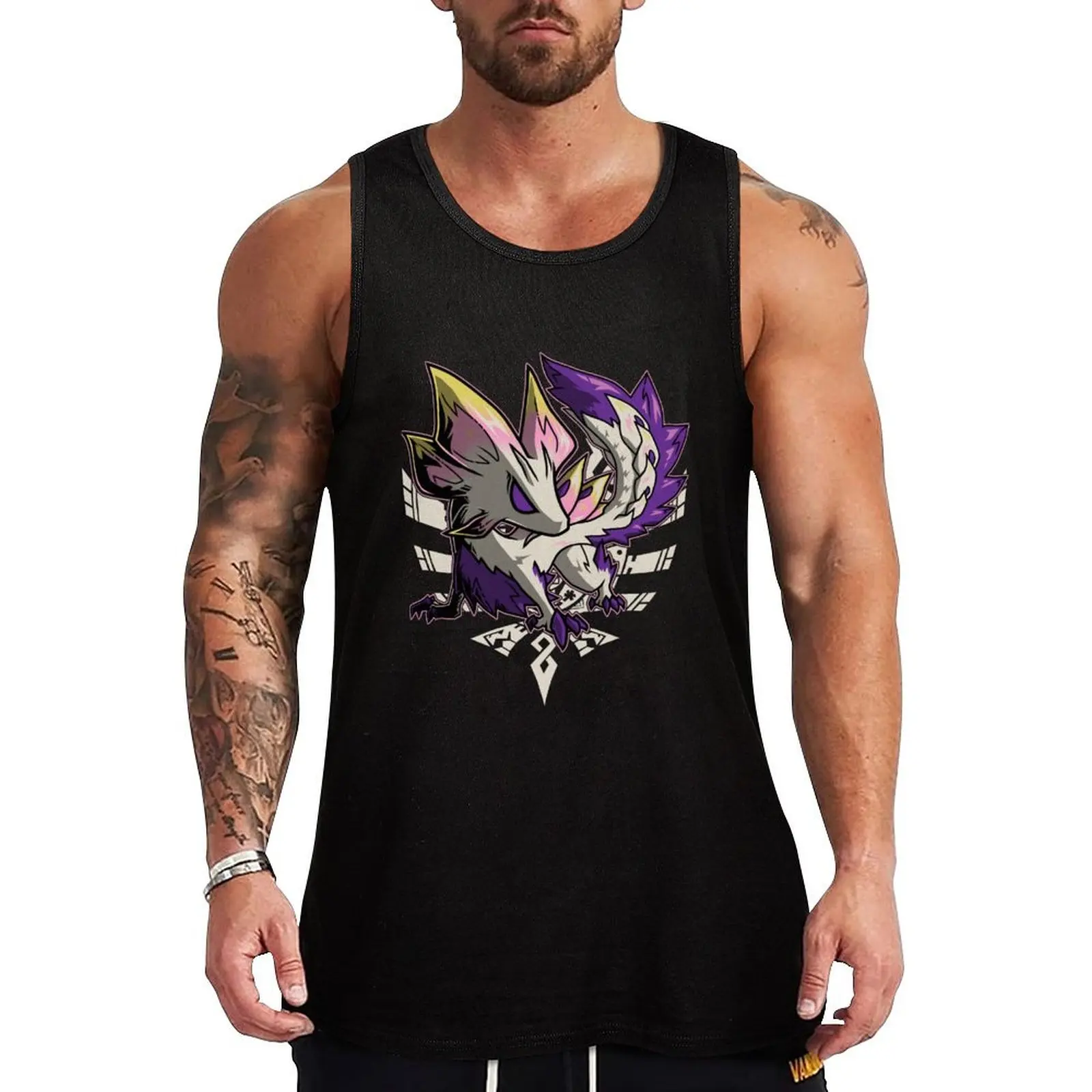 Mizutsune Monster Hunter Tank Top однотонная футболка мужская